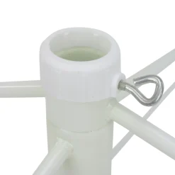 White Metal Christmas Tree Stand For 12' Artificial Trees