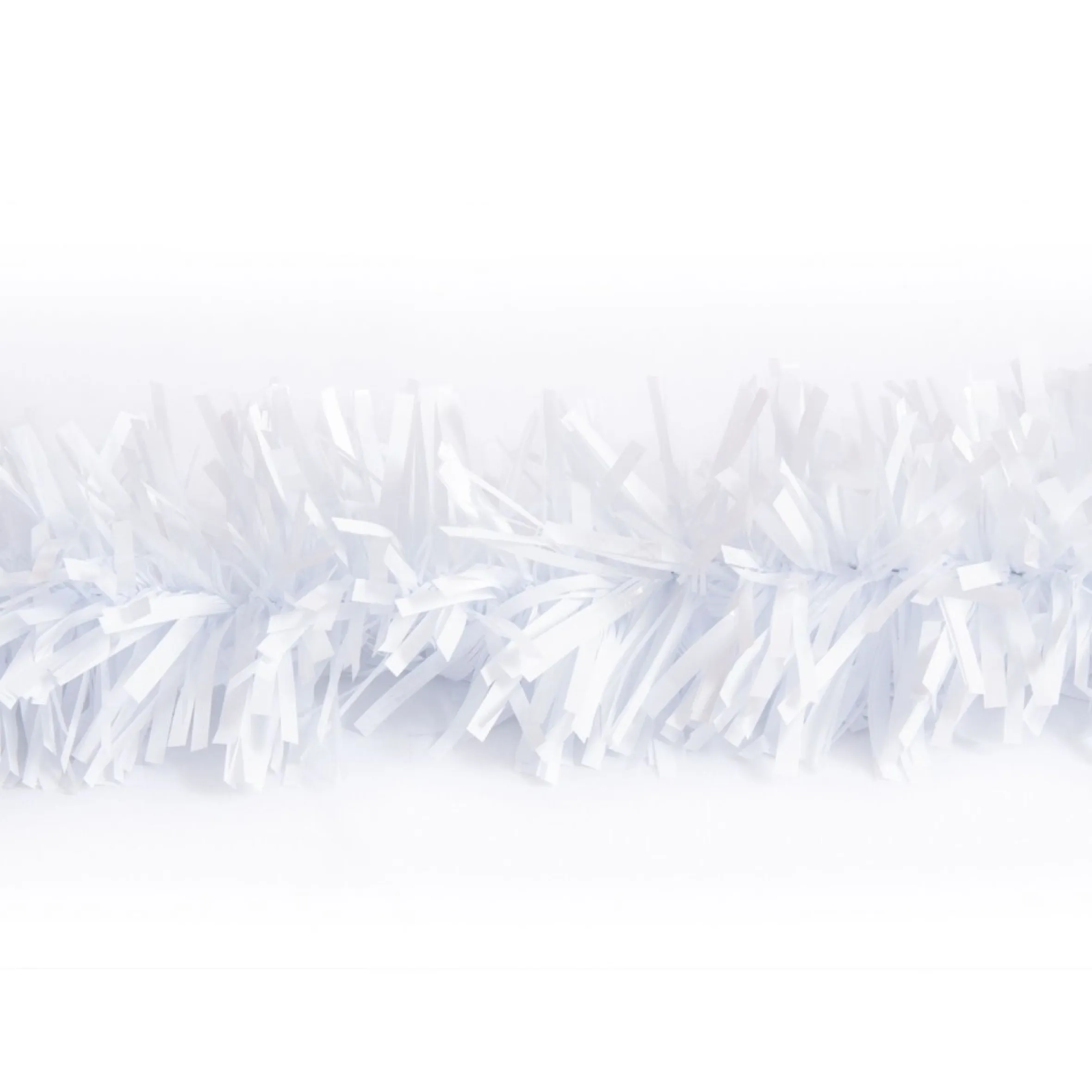 25' White Metallic Twist Novelty Christmas Garland