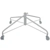 White Metal Rolling Christmas Tree Stand For 9'-12' Artificial Trees