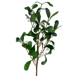 24" White Mistletoe Berries Artificial Christmas Spray