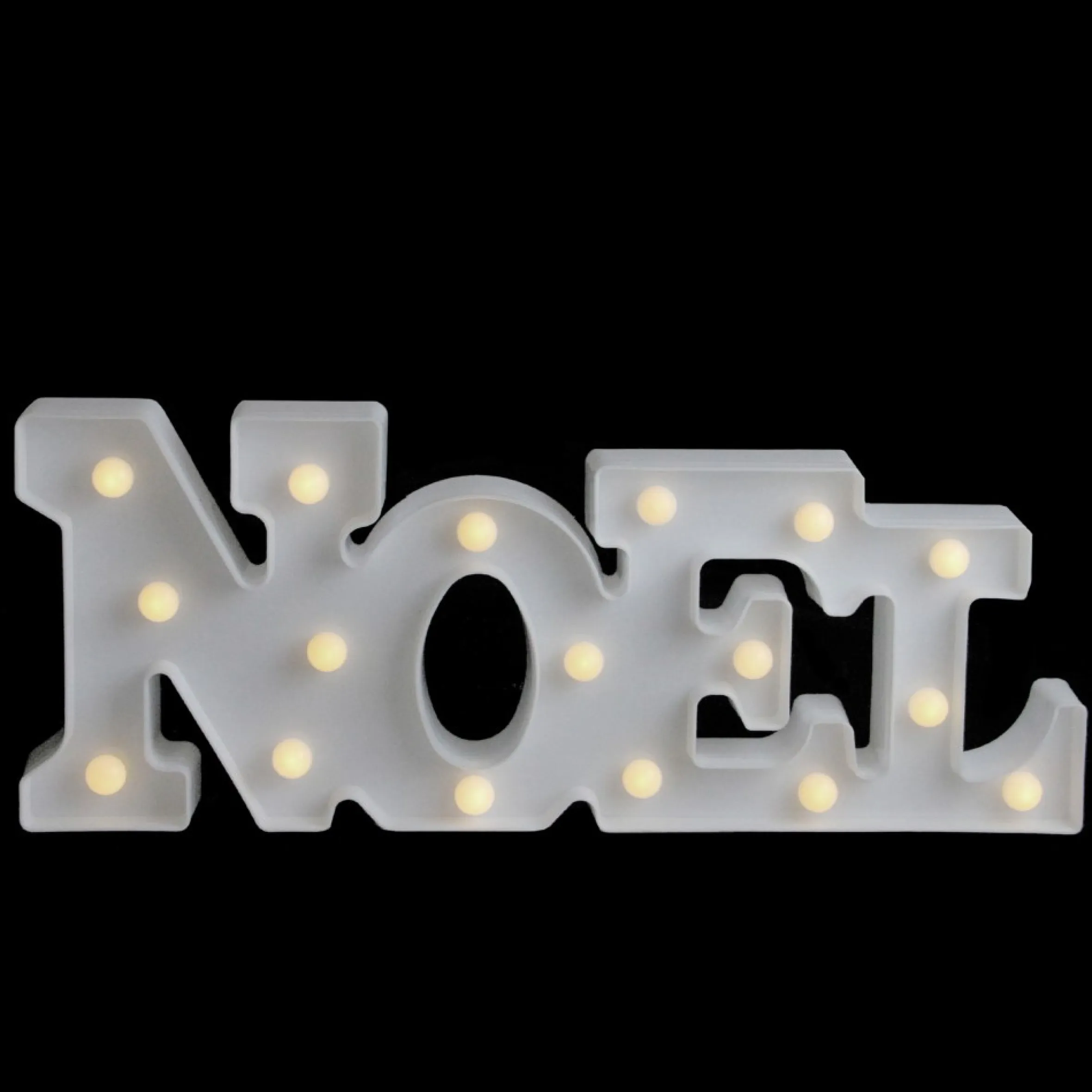 17" White 'Noel' Led Christmas Marquee Wall Sign