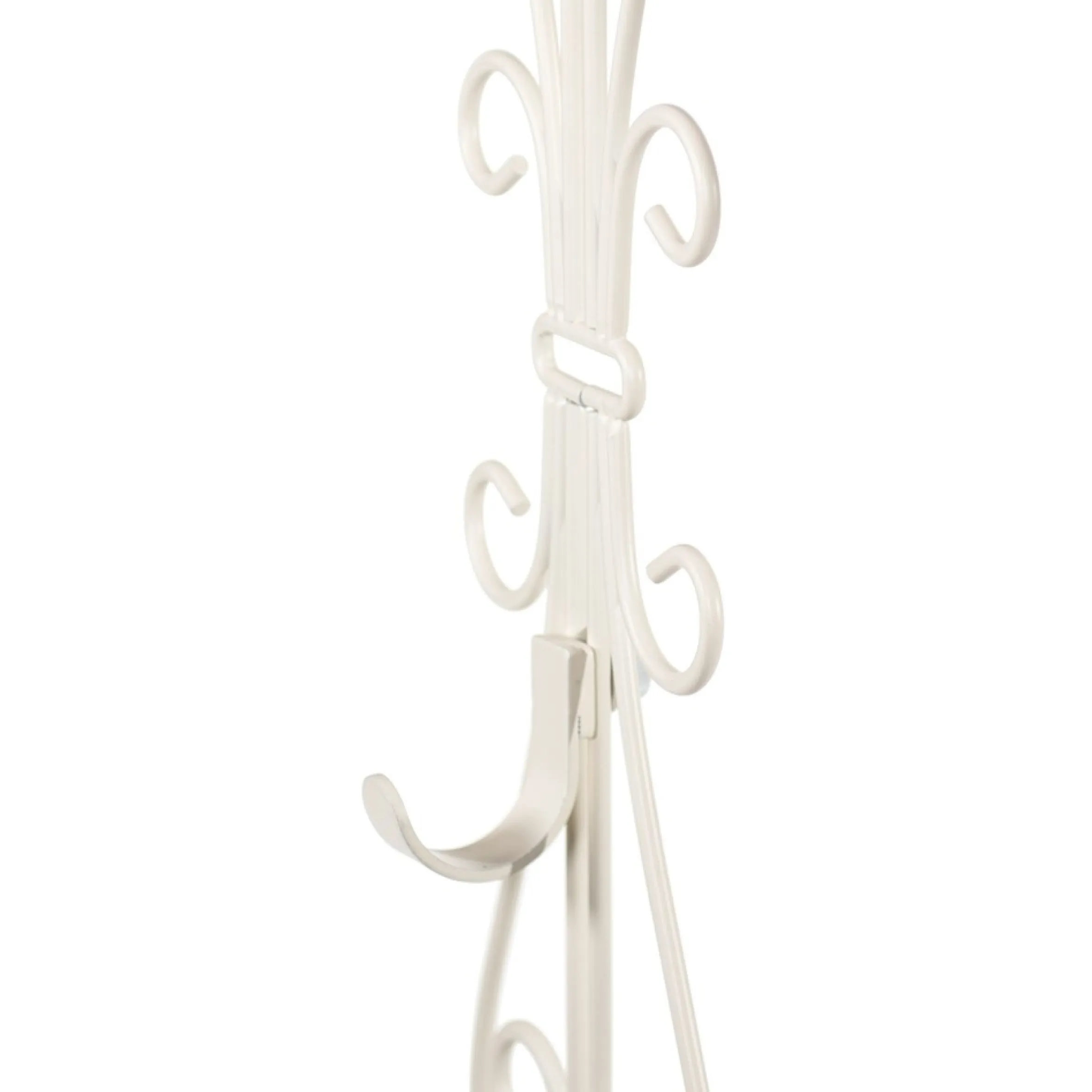 19.5" White Unique Adjustable Christmas Wreath Hanger