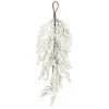 30" White Winter Berry Christmas Teardrop, Unlit