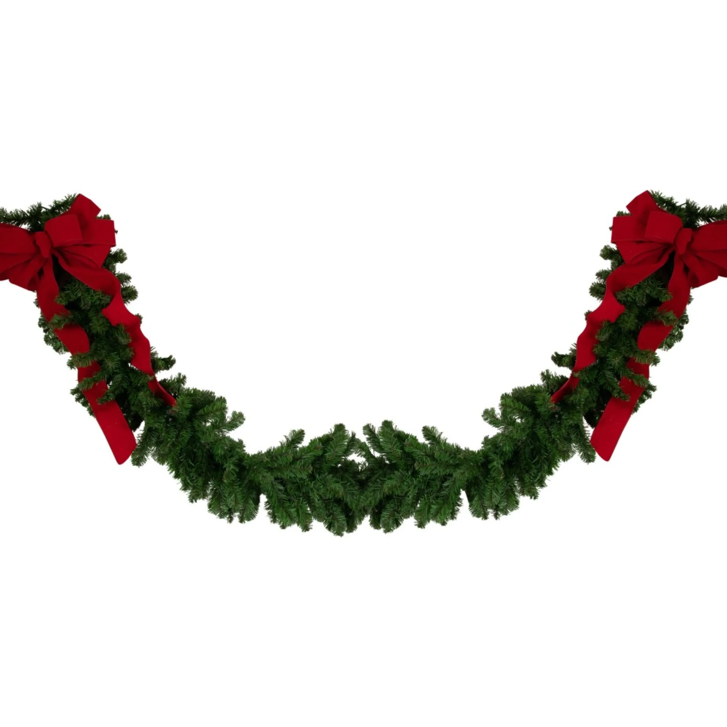 50' X 12" Balsam Pine Artificial Christmas Garland, Unlit