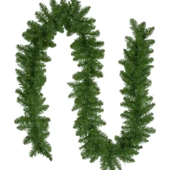 9' X 10" B/O Pre-Lit Artificial Whitmire Pine Christmas Garland - Clear Led Lights