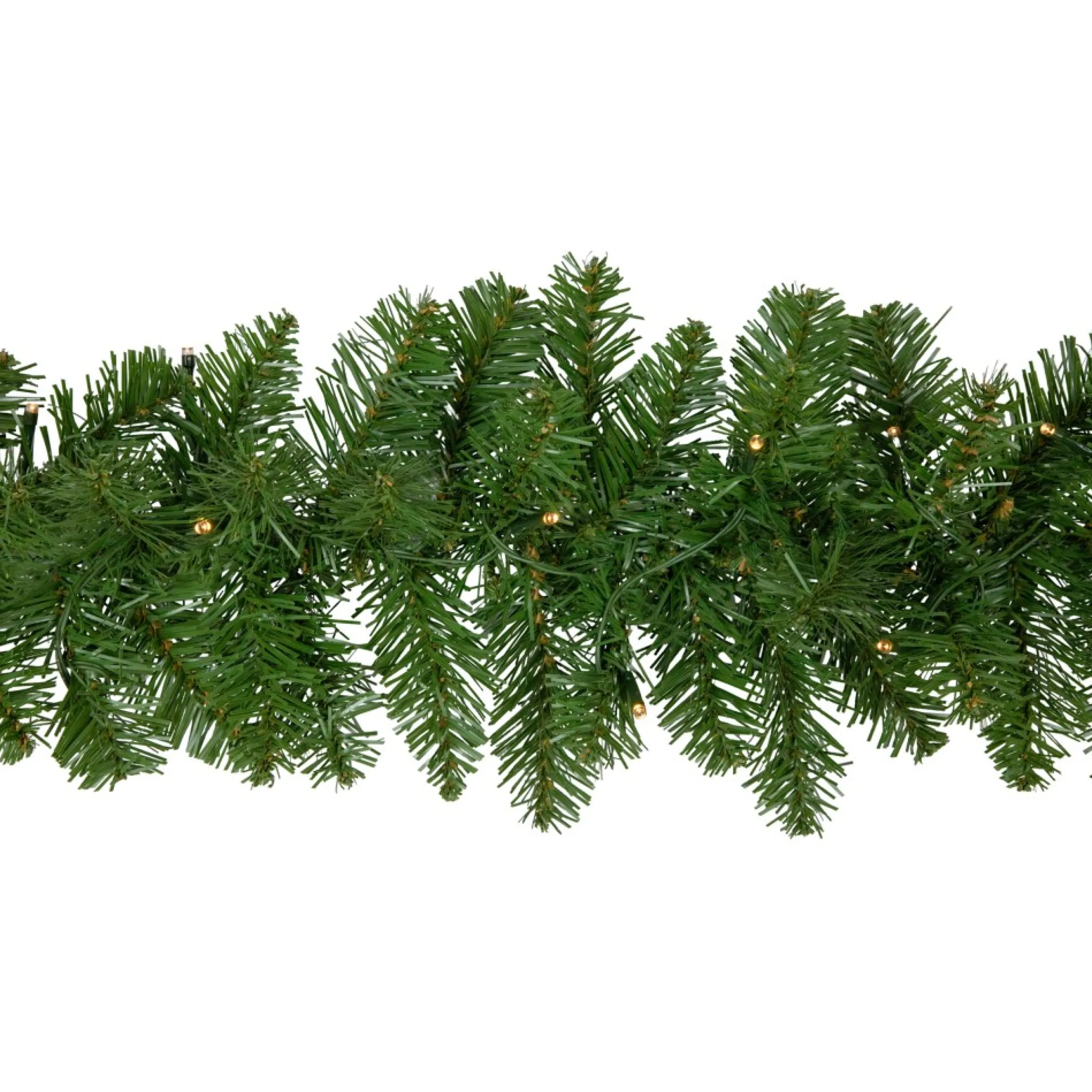 9' X 10" B/O Pre-Lit Artificial Whitmire Pine Christmas Garland - Clear Led Lights