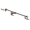 9" X 26" Brass Brown Single Door Garland Christmas Hanger