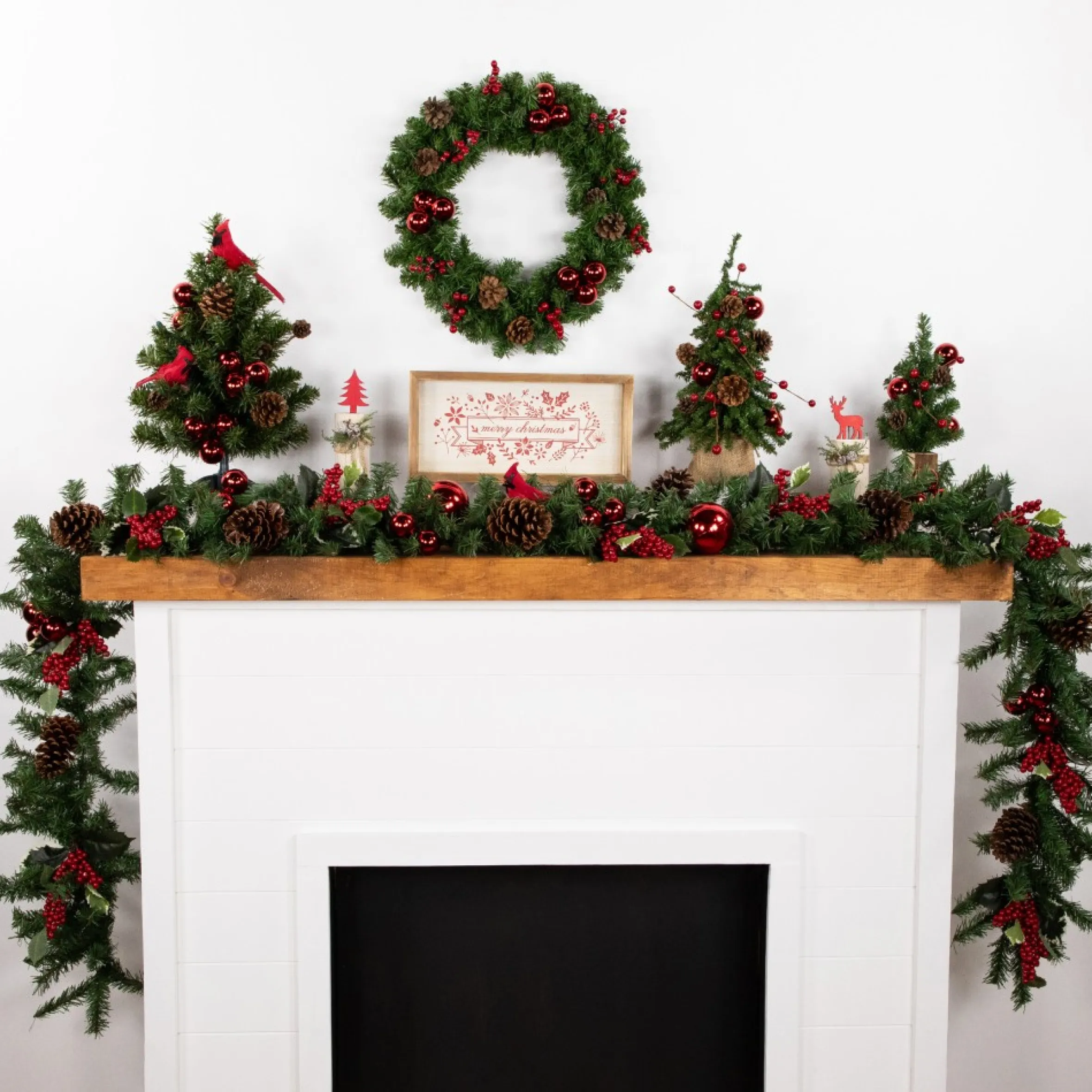 9' X 10" Canadian Pine Artificial Christmas Garland, Unlit