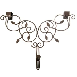 3.5" X 24" Cedar Brown Ivy Adjustable Christmas Wreath Hanger