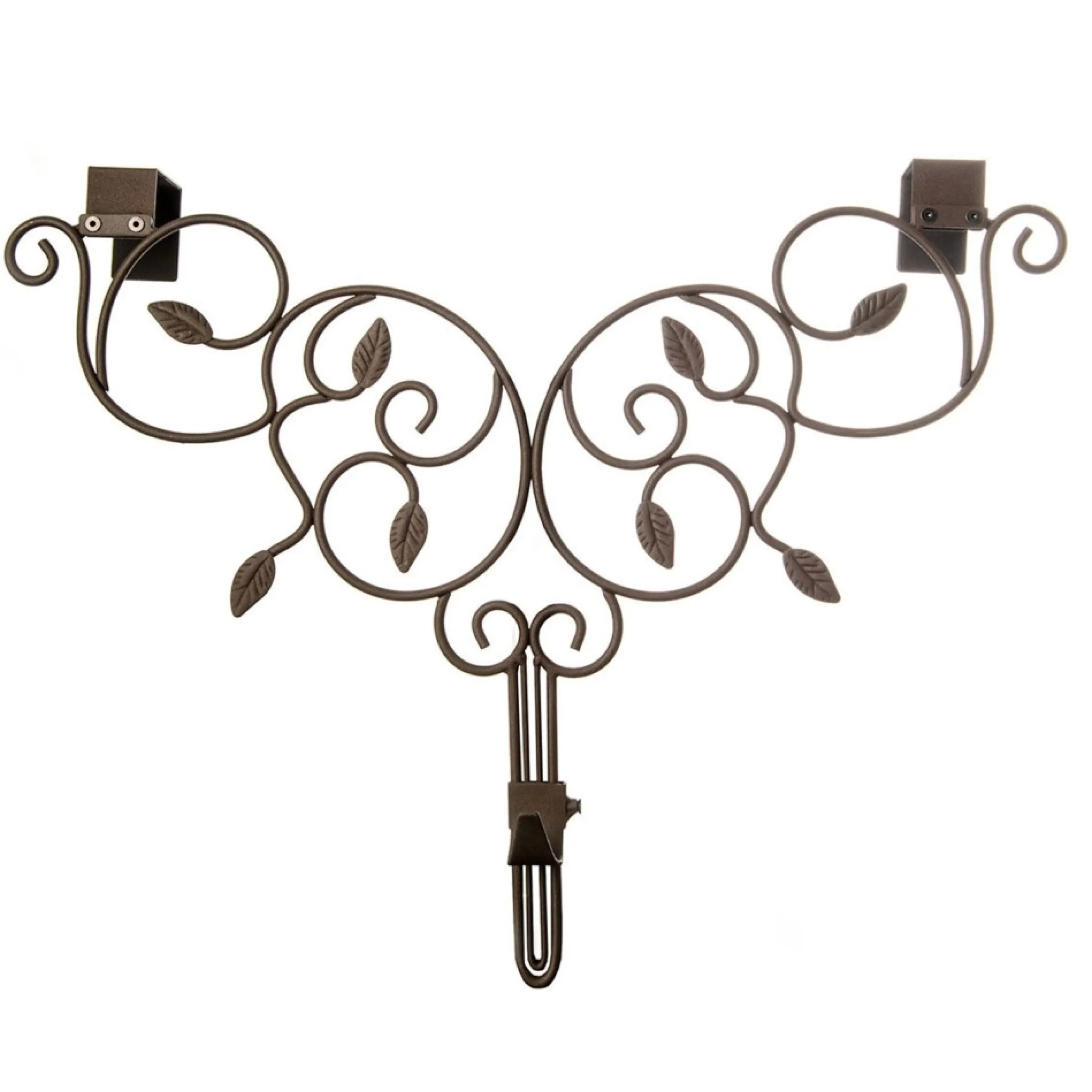 3.5" X 24" Cedar Brown Ivy Adjustable Christmas Wreath Hanger