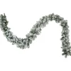9' X 10" Flocked Madison Pine Artificial Christmas Garland, Unlit