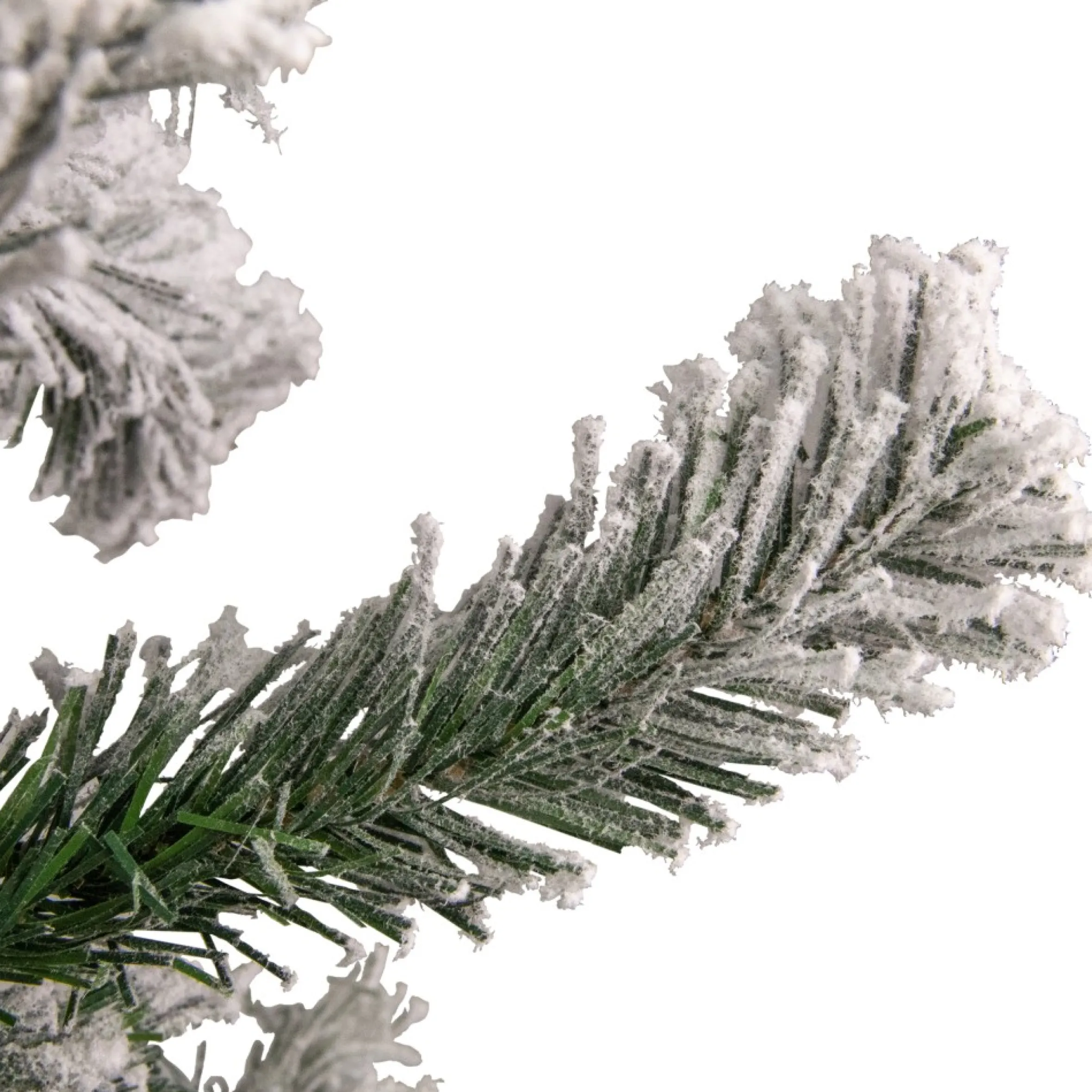 9' X 10" Flocked Madison Pine Artificial Christmas Garland, Unlit