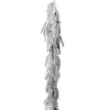4' X 9" Flocked Weeping Noble Fir Artificial Christmas Garland, Unlit