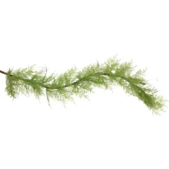 5' X 8" Green And Brown Cedar Artificial Christmas Garland - Unlit