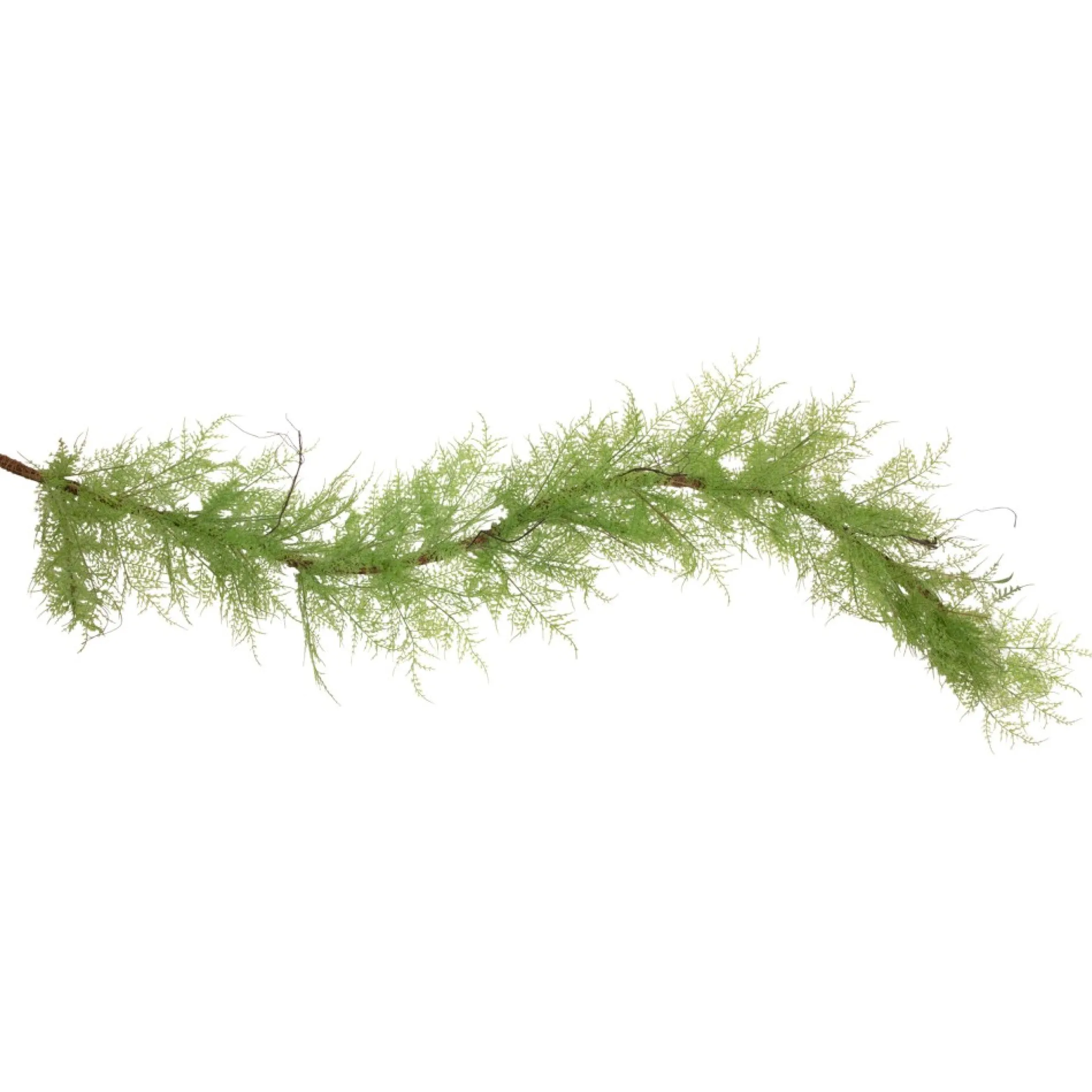 5' X 8" Green And Brown Cedar Artificial Christmas Garland - Unlit