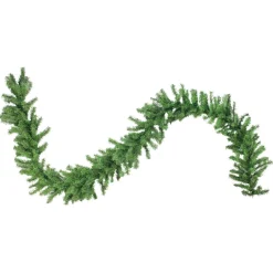 100' X 12" Green Canadian Pine Commercial Length Artificial Christmas Garland, Unlit