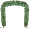 9' X 8' Green Pine Artificial Commercial Christmas Archway, Unlit