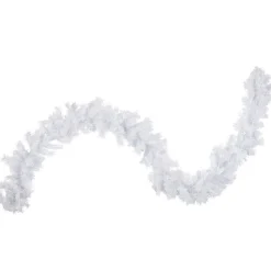 9' X 10" Icy White Iridescent Spruce Artificial Christmas Garland - Unlit