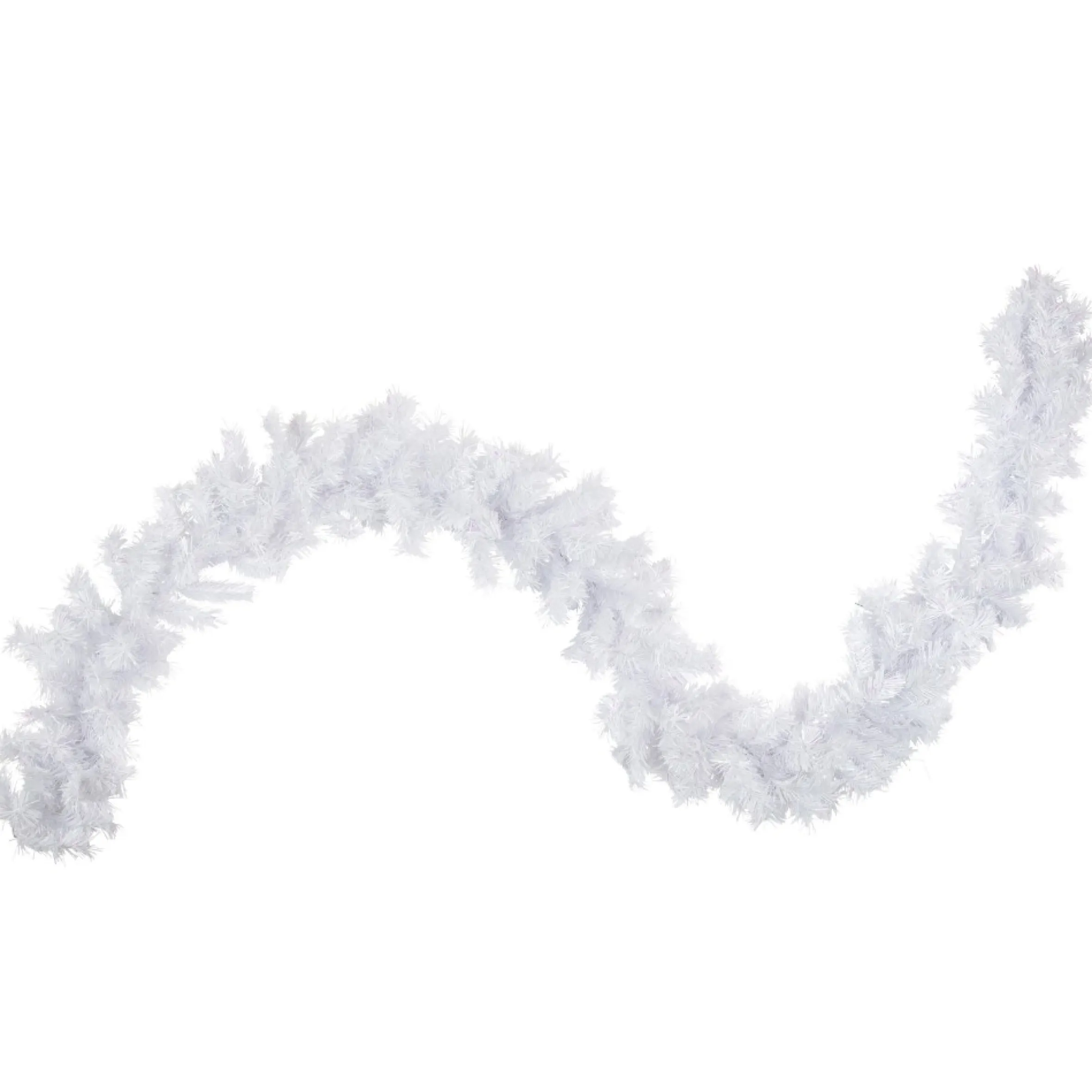 9' X 10" Icy White Iridescent Spruce Artificial Christmas Garland - Unlit