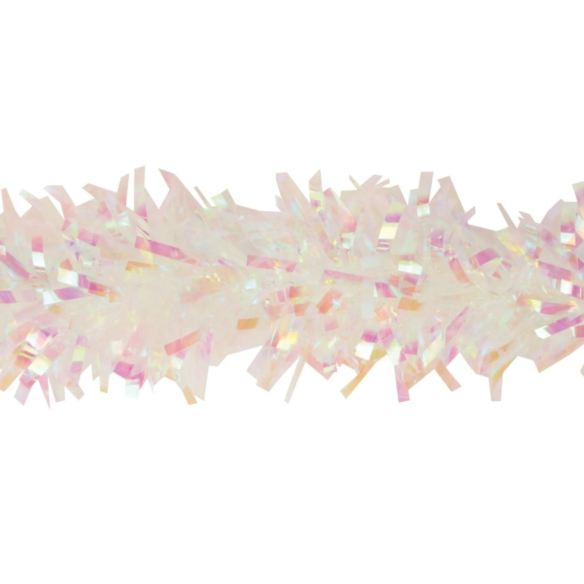 25' X 4" Iridescent Tinsel Christmas Garland - Unlit