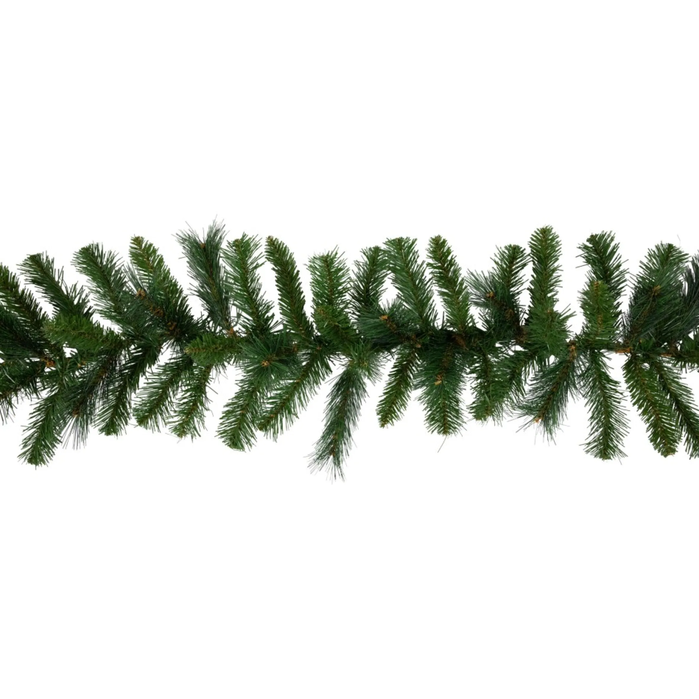 9' X 12" Mixed Green Beaver Pine Artificial Christmas Garland, Unlit