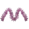 9' X 12" Pink Artificial Christmas Garland, Unlit
