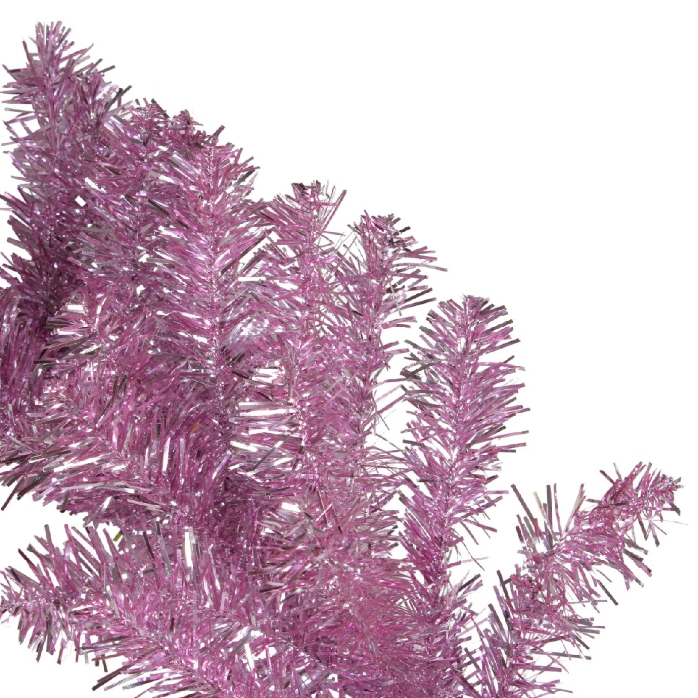 9' X 12" Pink Artificial Christmas Garland, Unlit