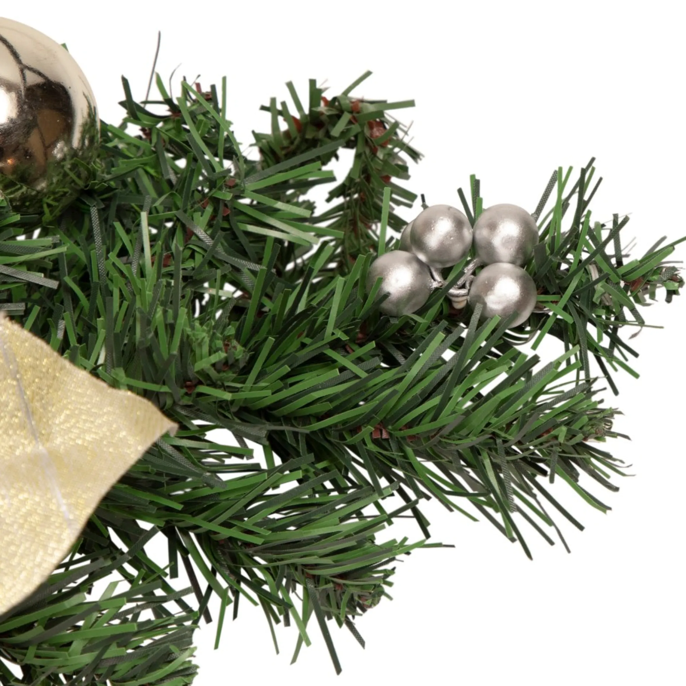 6' X 9" Poinsettia And Pinecone Artificial Christmas Garland, Unlit