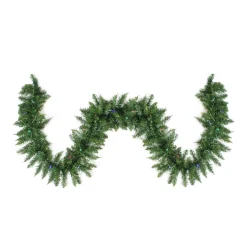 9' X 12" Pre-Lit Buffalo Fir Artificial Christmas Garland - Multi Led Lights