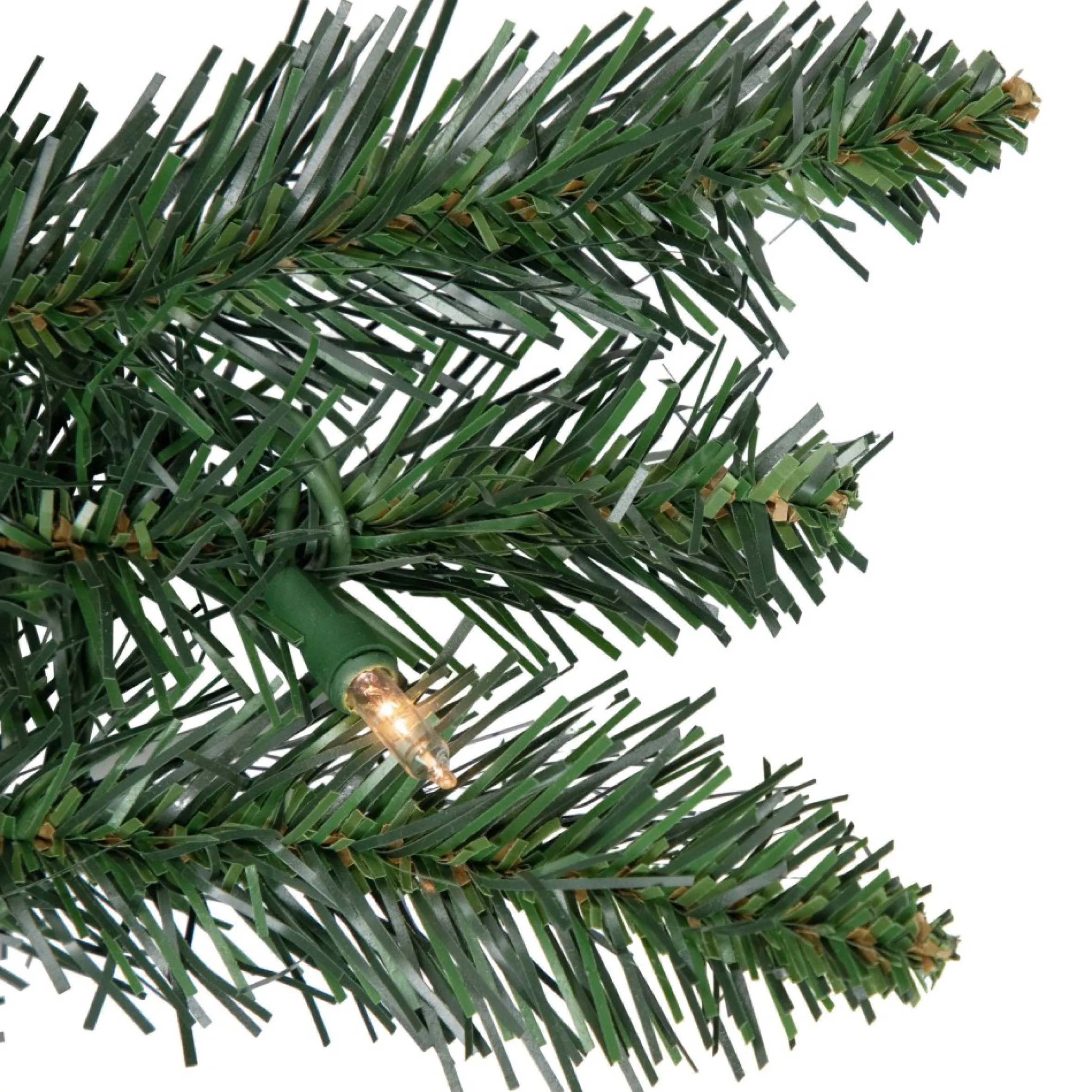 9' X 12" Pre-Lit Buffalo Fir Artificial Christmas Garland - Clear Lights