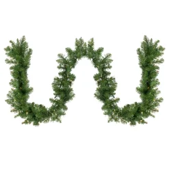 50' X 10" Pre-Lit Buffalo Fir Commercial Artificial Christmas Garland, Warm White Lights