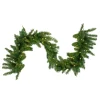 25' X 18 Pre-Lit Buffalo Fir Commercial Artificial Christmas Garland - Warm White Led Lights