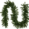 9' X 12" Pre-Lit Canadian Pine Artificial Christmas Garland, Multicolor Lights