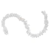 50' X 10" Pre-Lit Commercial Length Snow White Christmas Garland, Clear Lights