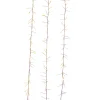 9.75' X 1.75" Pre-Lit Dual Color Christmas Garland, Multi Fairy Lights