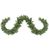 9' X 9" Pre-Lit Led Oregon Noble Fir Artificial Christmas Garland - Warm White Lights