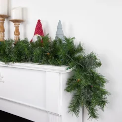 9' X 10" Pre-Lit Mixed Cashmere Pine Artificial Christmas Garland - Multi-Color Lights