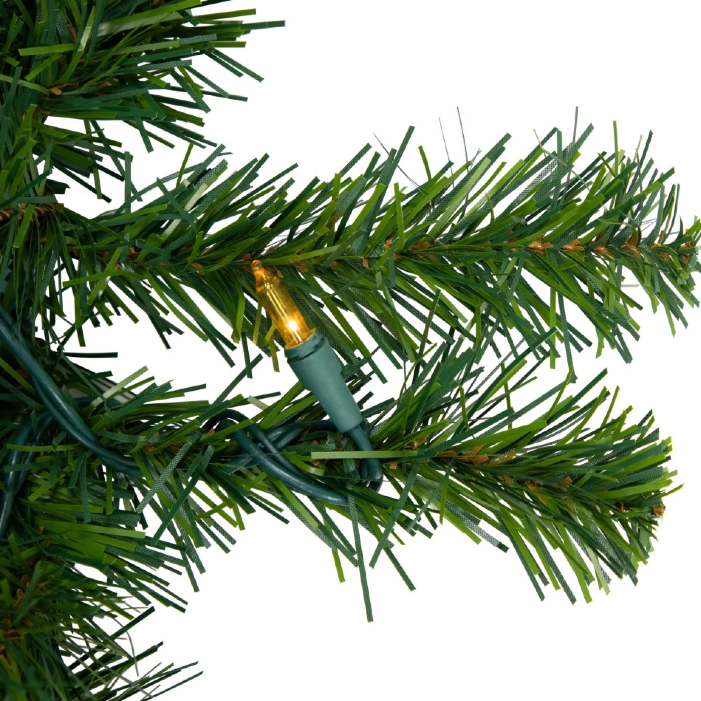 9' X 10" Pre-Lit Oak Creek Pine Artificial Christmas Garland - Multi Lights