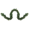 9' X 10" Pre-Lit Pine Artificial Christmas Garland - Clear Dura-Lit Lights