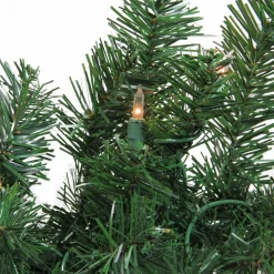 9' X 10" Pre-Lit Pine Artificial Christmas Garland - Clear Dura-Lit Lights