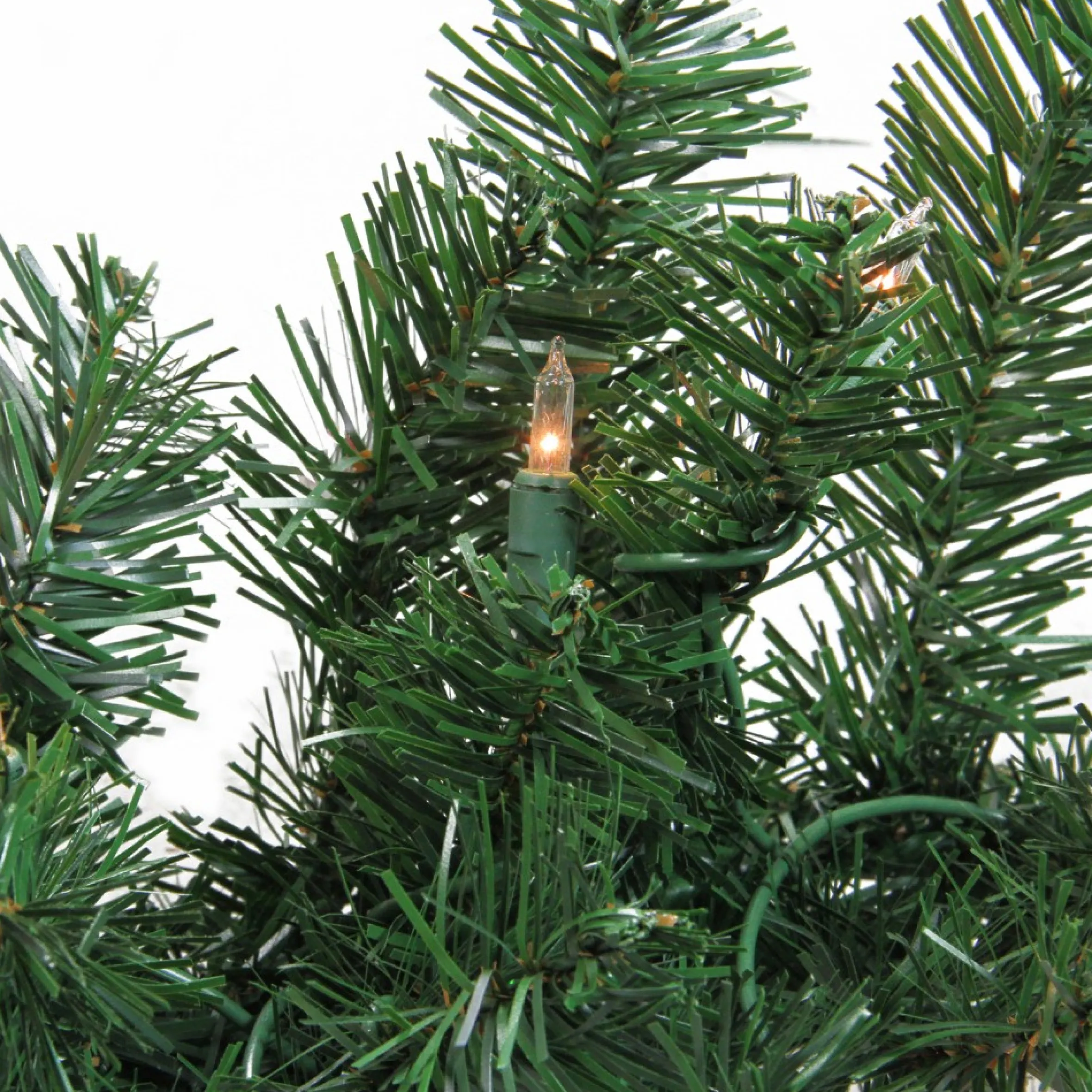 9' X 10" Pre-Lit Pine Artificial Christmas Garland - Clear Dura-Lit Lights