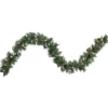 9' X 10" Pre-Lit Snow Valley Pine Artificial Christmas Garland, Clear Lights