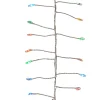 8' X 5" Pre-Lit Twinkle Cluster Christmas Garland, Multi Fairy Lights