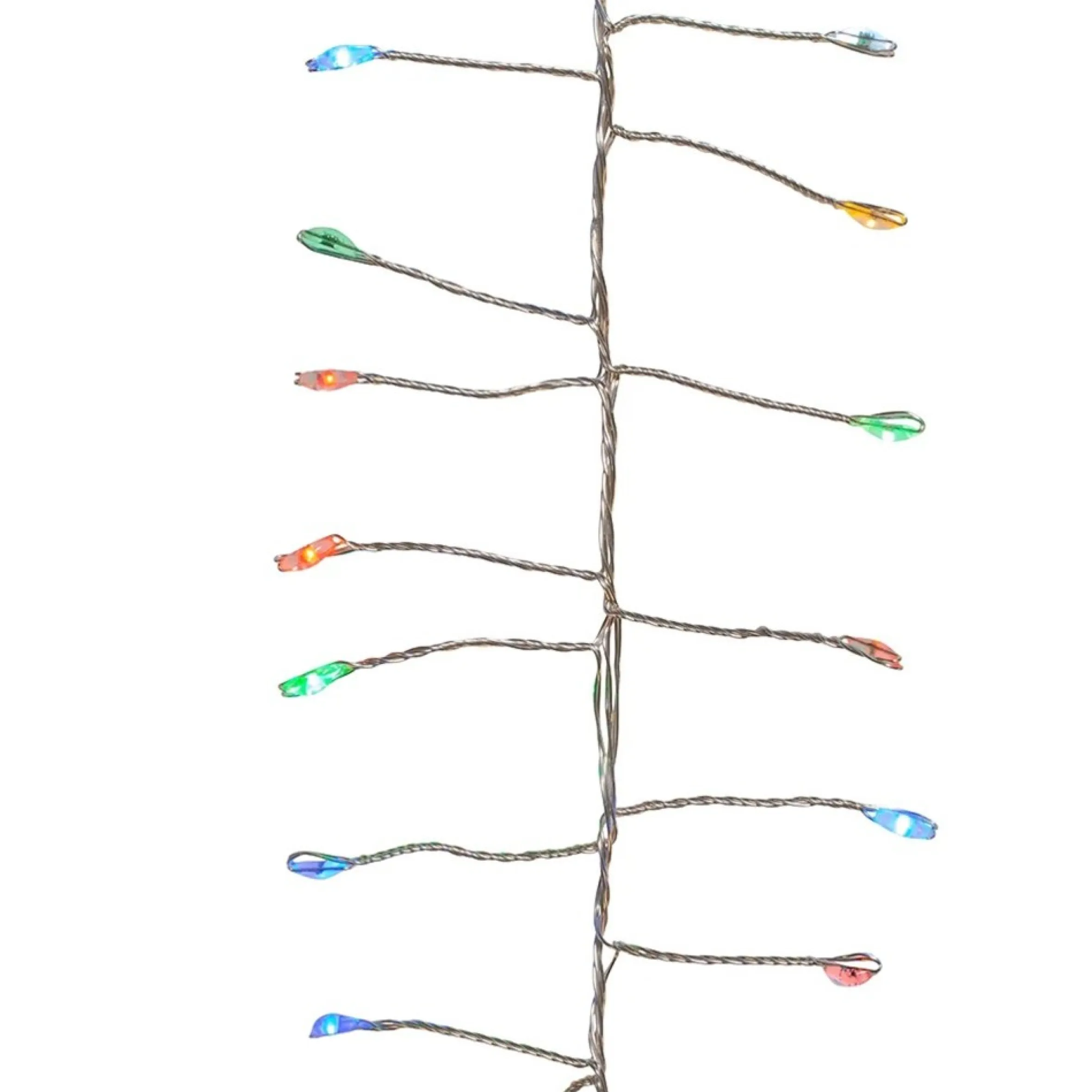 8' X 5" Pre-Lit Twinkle Cluster Christmas Garland, Multi Fairy Lights