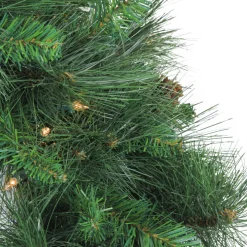 9' X 14" Pre-Lit White Valley Pine Artificial Christmas Garland - Clear Lights