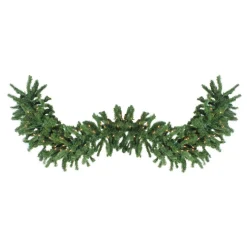 9' X 10" Pre-Lit Windsor Green Pine Artificial Christmas Garland - Clear Lights