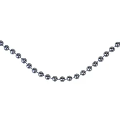 15' X 0.25" Shiny Sky Blue Beaded Artificial Christmas Garland - Unlit