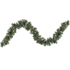 9' X 10" Snow Valley Pine Artificial Christmas Garland, Unlit