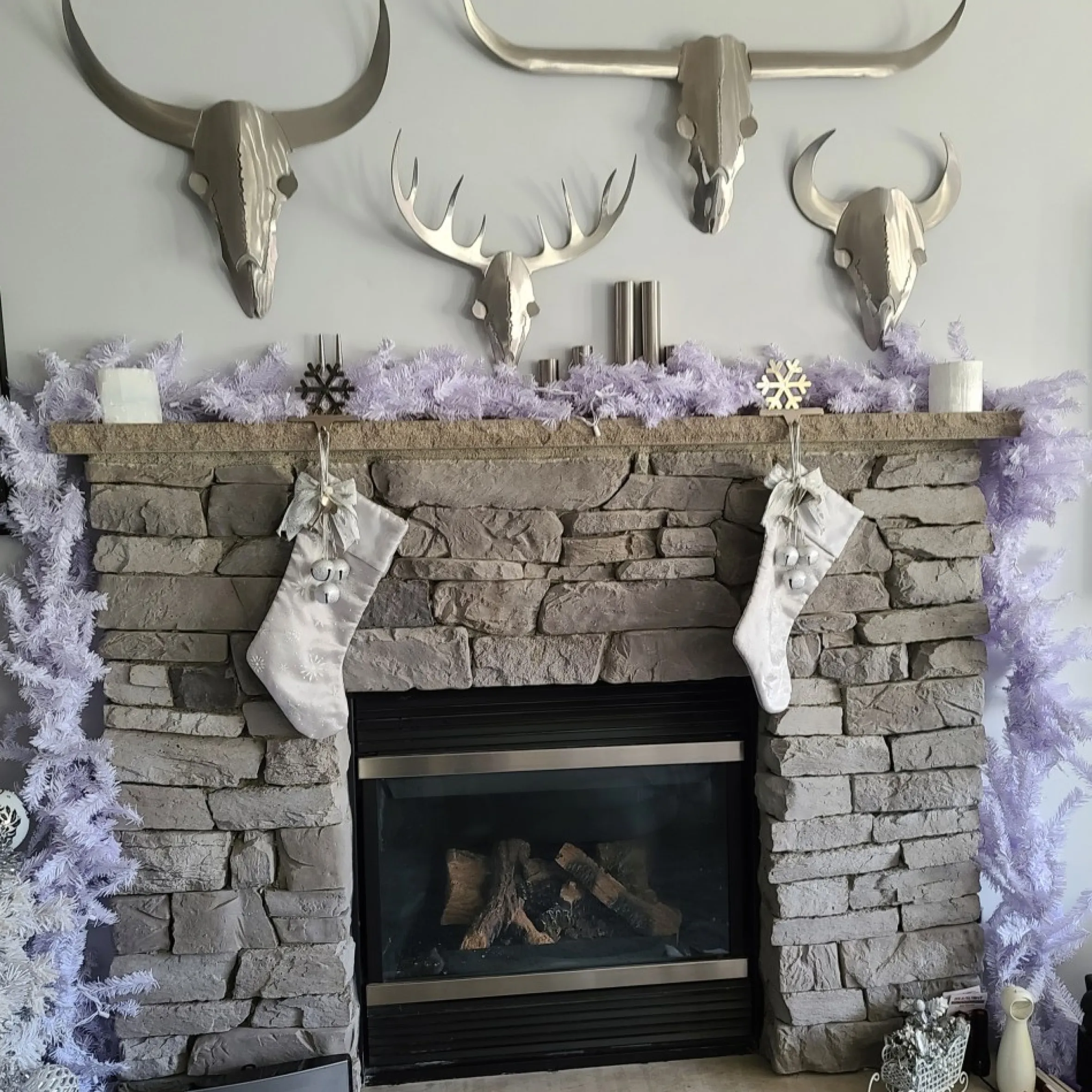 9' X 14" White Canadian Pine Artificial Christmas Garland, Unlit