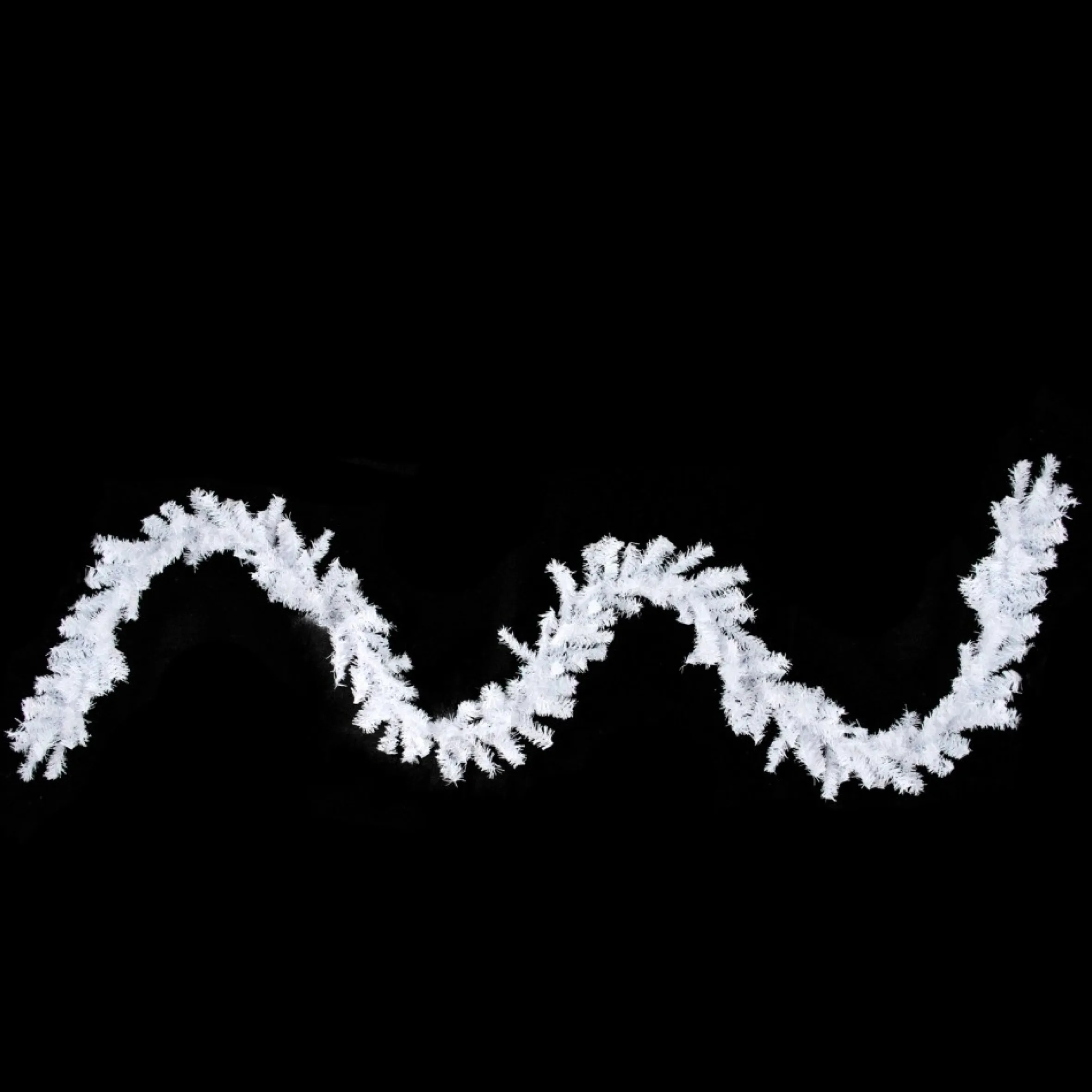 9' X 10" White Canadian Pine Artificial Christmas Garland, Unlit